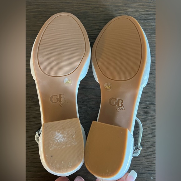 Dilliard’s GB Girls Silver Lianna-Girl Shimmer Dress Heels Size 3 - Picture 8 of 9